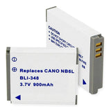 Video Battery - CANON NB-6L LI-ION 3.7V 900mAh  / BLI-348 / CAM-NB6L