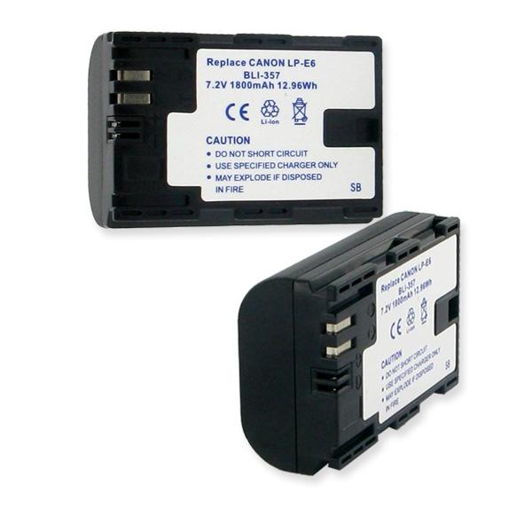 Digital Battery - CANON LP-E6 7.2V 1800MAH  / BLI-357 / CAM-LPE6