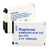 Digital Battery - SAMSUNG SLB-11A LI-ION 1000mAh  / BLI-370 / CAM-SLB11A