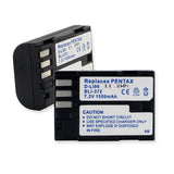 Digital Battery - PENTAX D-Li90 LI-ION 1550mAh  / BLI-372 / CAM-DLI90