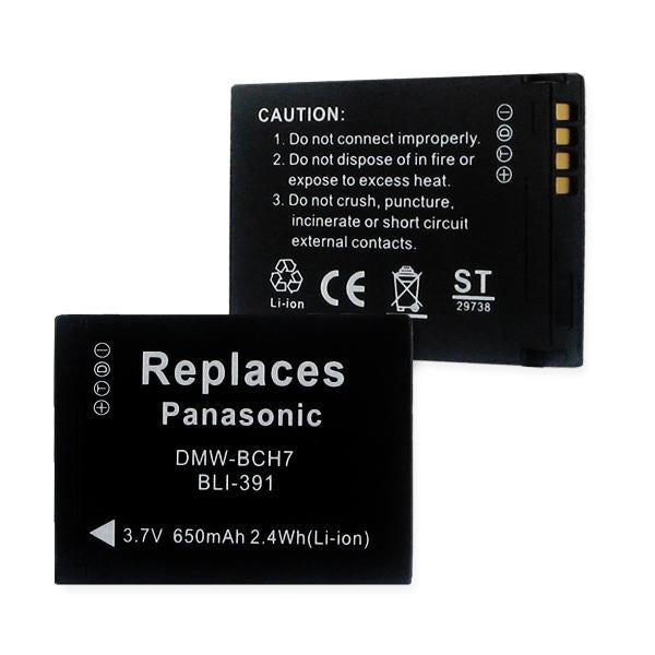 Digital Battery - PANASONIC DMW-BCH7 3.7V 650MAH  / BLI-391 / PANA DMW-BCH7