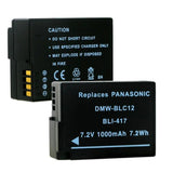 Digital Battery - PANASONIC DMW-BLC12 7.2V 1000MAH  / BLI-417 / CAM-BLC12
