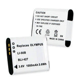Digital Battery - OLYMPUS Li-90B 3.6V 1000MAH
