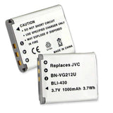 Digital Battery - JVC BN-VG212 3.7V 1000MAH