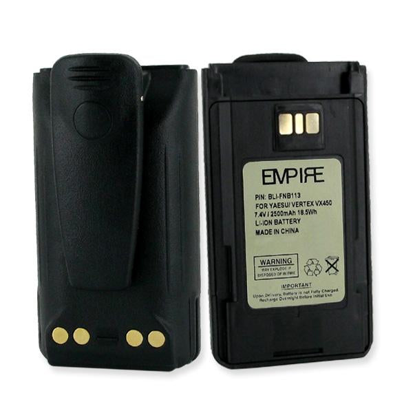 Two-Way Radio Battery - YAESU/VERTEX FNB-V113LI LI-ION 2500MAH