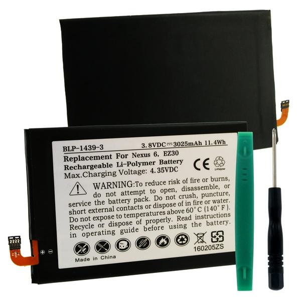 Cell Phone Battery (Embedded) - MOTOROLA EZ30 3.8V 3025mAh LI-POL BATTERY