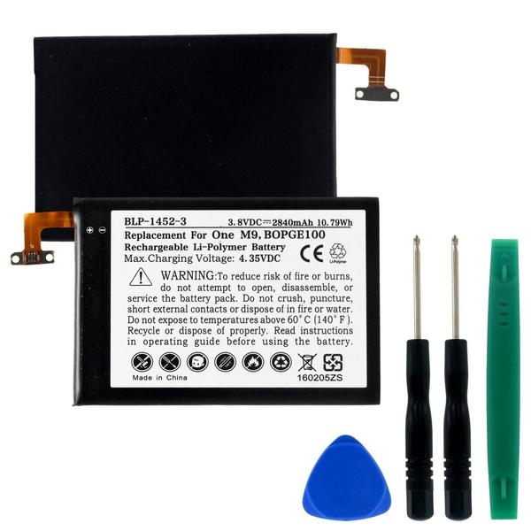 Cell Phone Battery (Embedded) - HTC B0PGE100 3.8V 2840mAh LI-POL BATTERY
