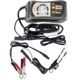 CM6A - Schauer 12V 1/4/6A Automatic Multi-Stage Smart Charger / Conditioner / Rejuvenator / Maintainer 115VAC Clips & Ring Terminals