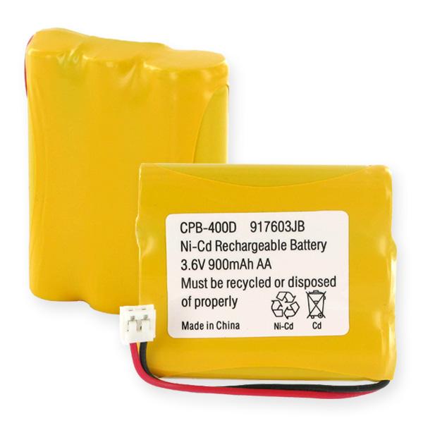 Cordless Phone Battery - 1X3AA NCAD 900mAh/D CONNECTOR  / CPB-400D / 3AA-A