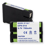 Cordless Phone Battery - PANASONIC HHR-P107 NiMH 700mAh  / CPH-514 / BATT-107
