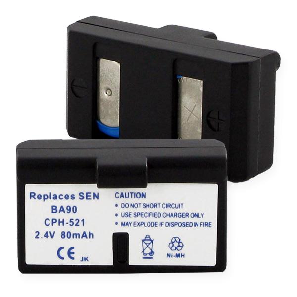 Cordless Phone Battery - SENNHEISER BA90 NiMH 80mAh  / CPH-521 / HS-BA90