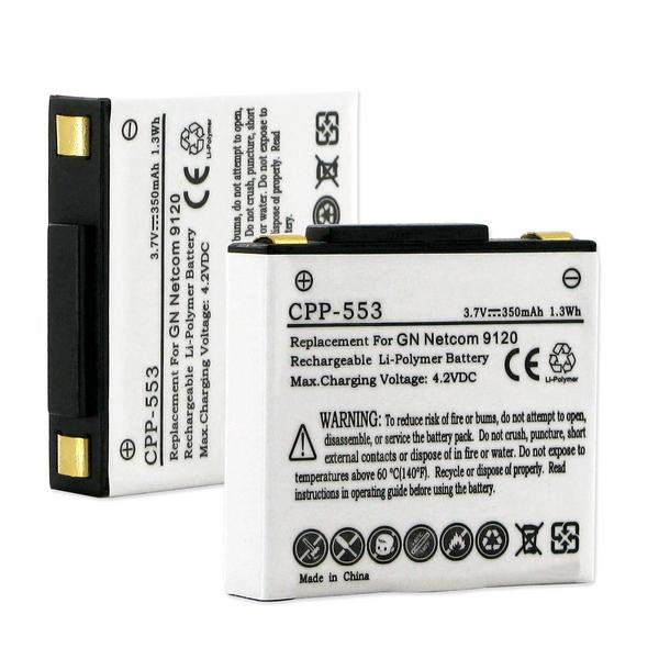 Cordless Phone Battery - GN NETCOM JABRA GN9120 350mAh LI-POL BATTERY