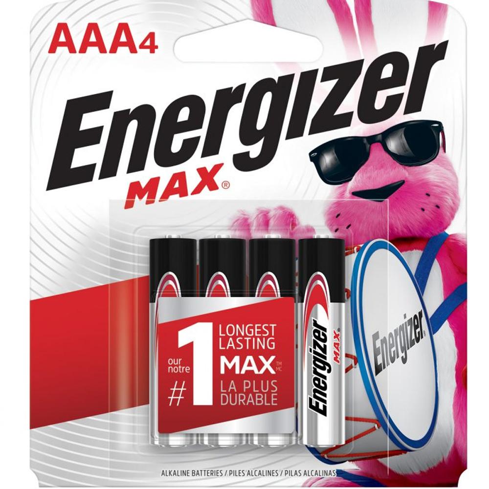 Energizer MAX AAA Alkaline - 4pk