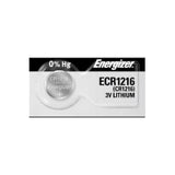 Energizer 1216 Lithium Coin Cell, 3V - ea (5 per strip)