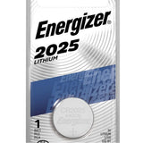 Energizer 2025 Lithium Coin Cell, 3V - 1 per card