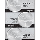Energizer 2430 Lithium Coin Cell, 3V - Tear Strip of 5