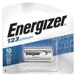 Energizer 3V Lithium 123, 3.0V - 1pk