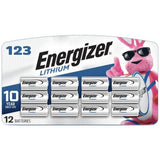 Energizer 3V Lithium 123, 3.0V - 12pk