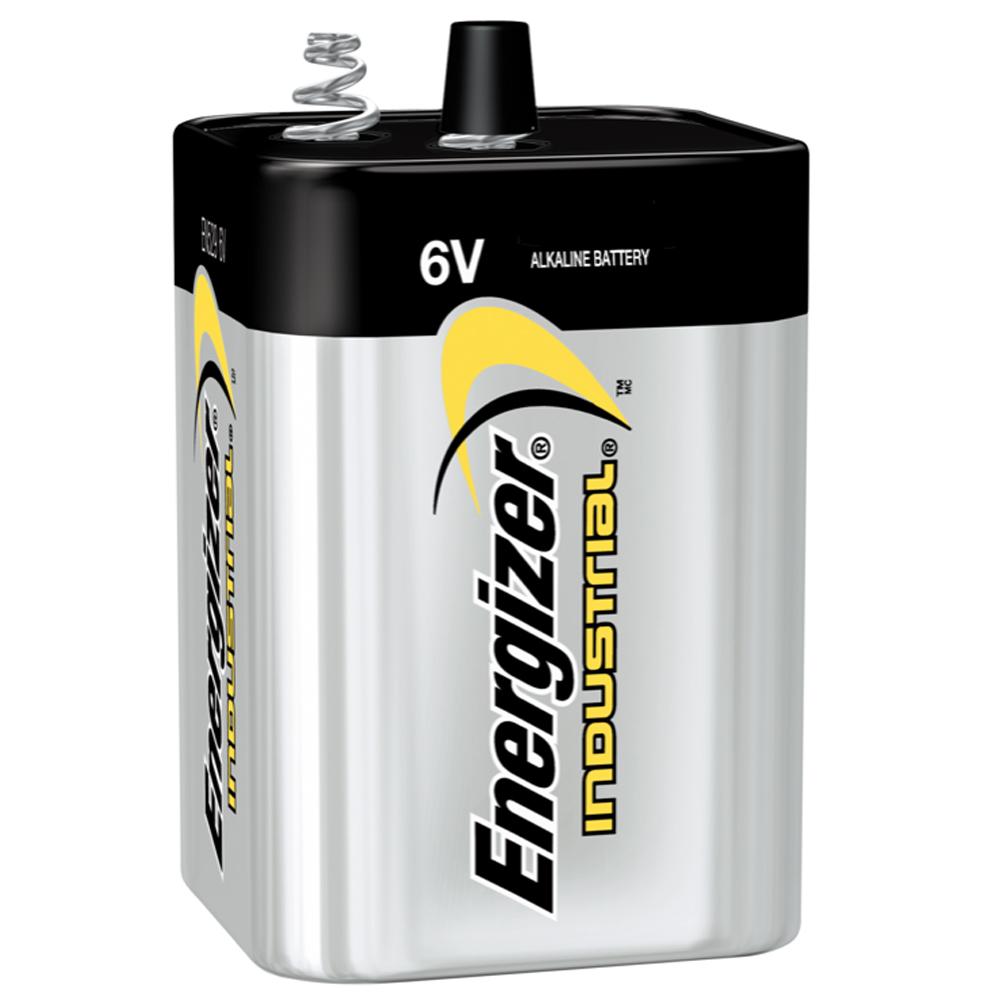 Energizer EN529 Industrial 6V Alkaline Square Lantern Battery (spring terminals)