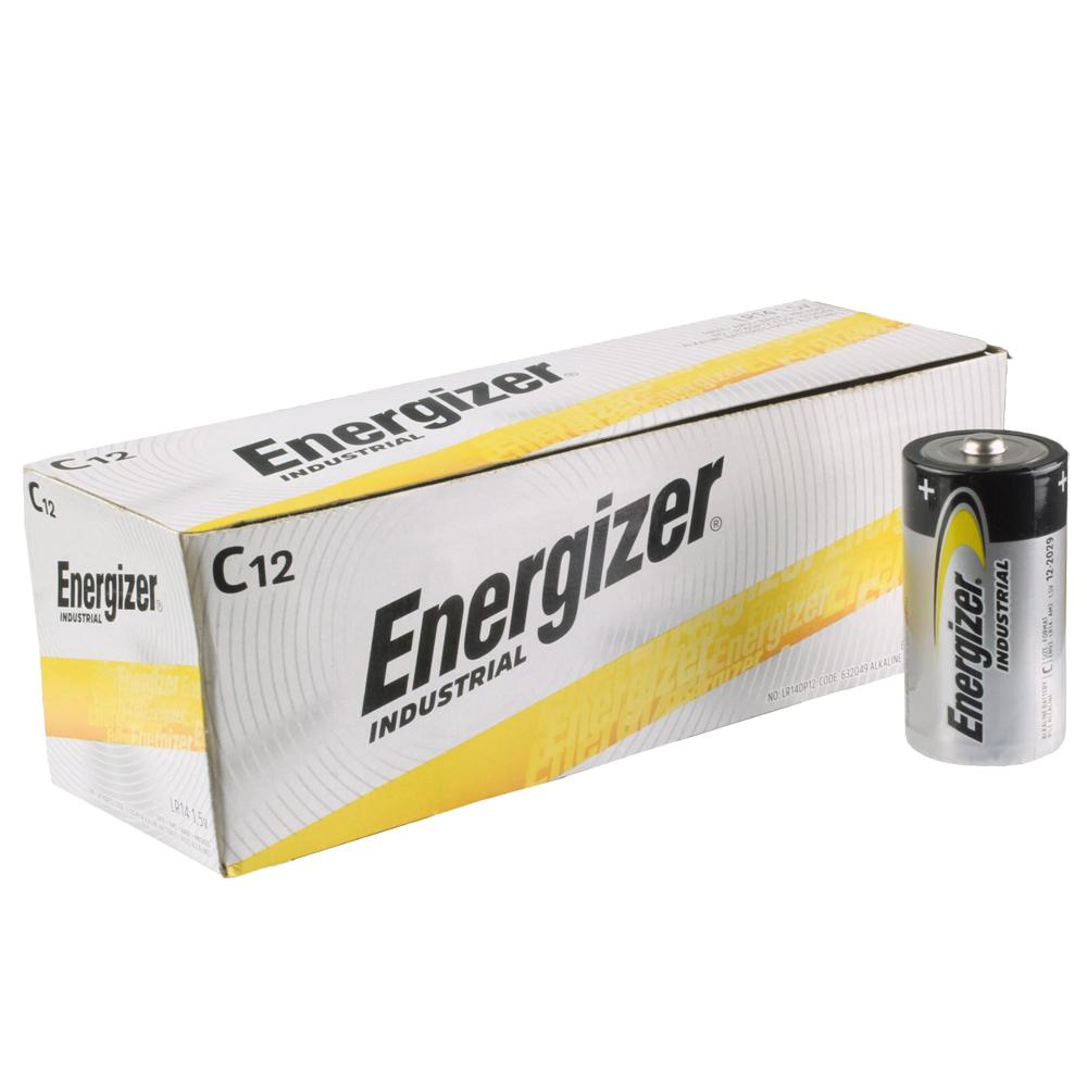 Energizer® EN93 Industrial C Alkaline Battery - Carton of 12