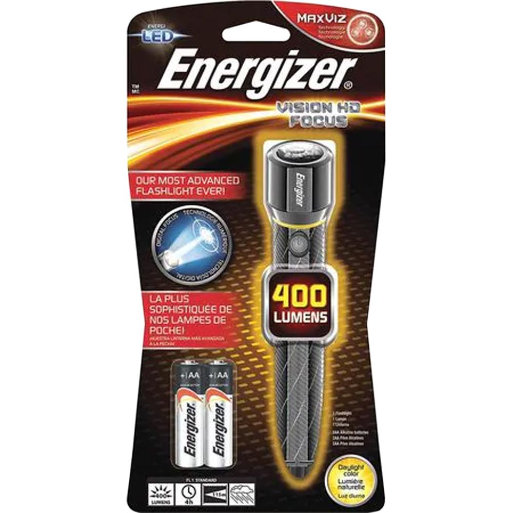 Energizer 2-AA Vision HD LED Metal Light *NEW MODEL*