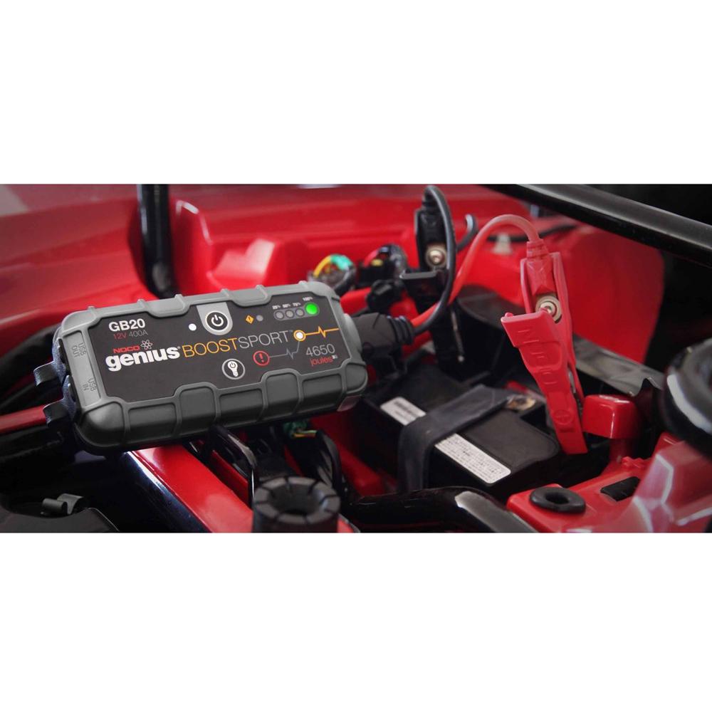 NOCO GB20 400 Amp NOCO BOOST SPORT UltraSafe Lithium Jump Starter PLP Battery Supply NOCO GB20 400 Amp NOCO BOOST SPORT UltraSafe Lithium Jump Starter PLP Battery Supply