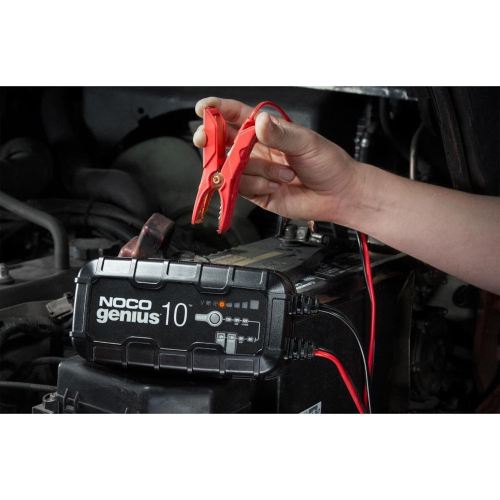 NOCO GENIUS10 10-Amp Battery Charger, Battery Maintainer, and Battery Desulfator