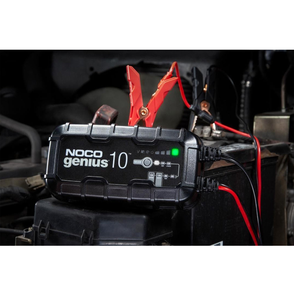 NOCO GENIUS10 10-Amp Battery Charger, Battery Maintainer, and Battery Desulfator