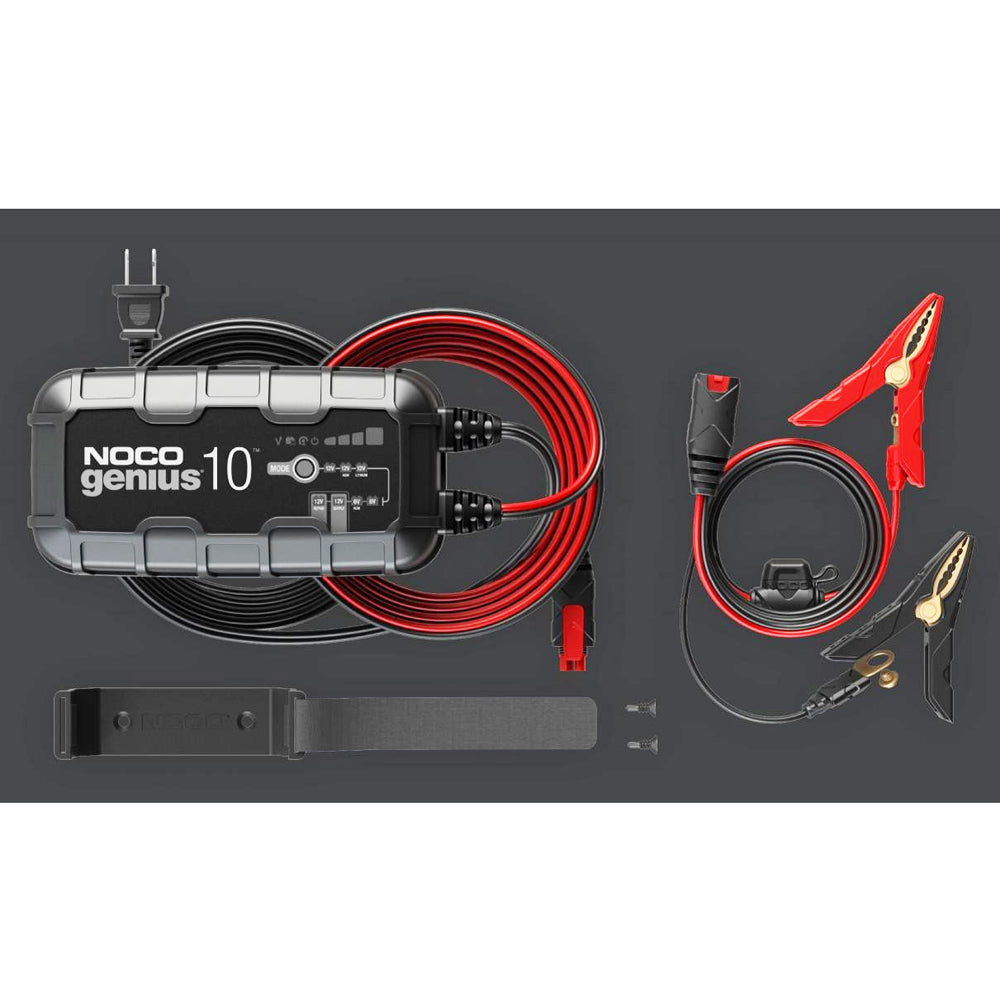 NOCO GENIUS10 10-Amp Battery Charger, Battery Maintainer, and Battery Desulfator