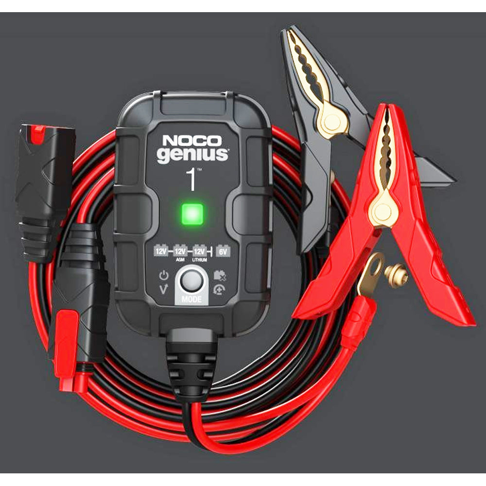 NOCO GENIUS GENIUS1,1-Amp Direct-Mount Onboard, 12V Charger, Maintainer and  Battery Desulfator with Temperature Compensation GENIUS1 - The Home Depot