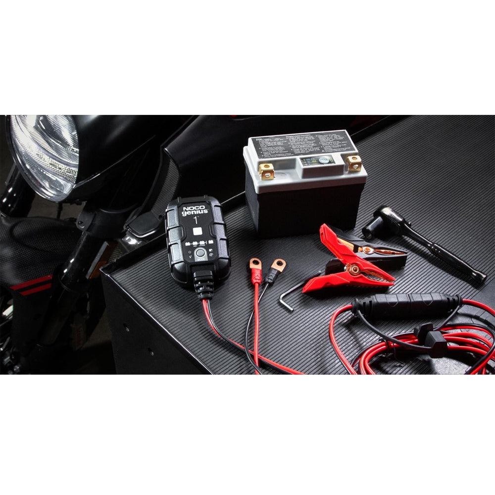 NOCO GENIUS1 1-Amp Battery Charger, Battery Maintainer, and Battery Desulfator