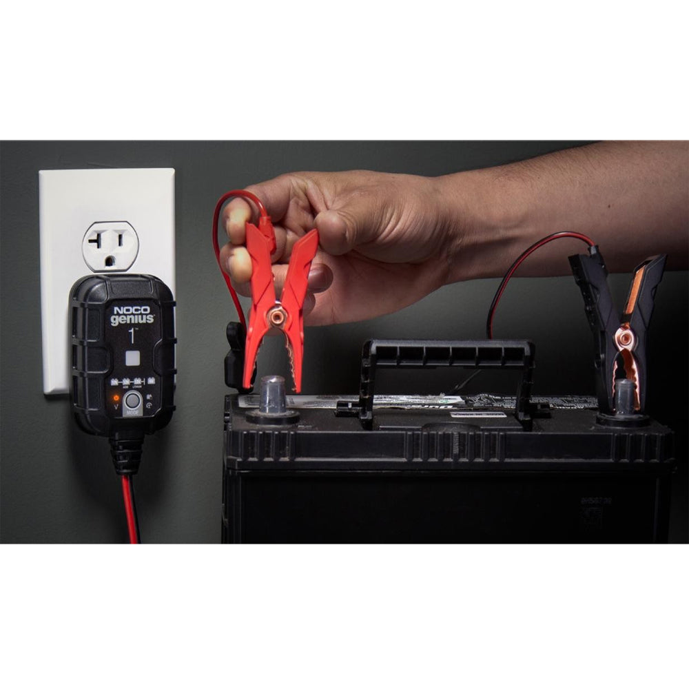 NOCO GENIUS1 1-Amp Battery Charger, Battery Maintainer, and Battery Desulfator