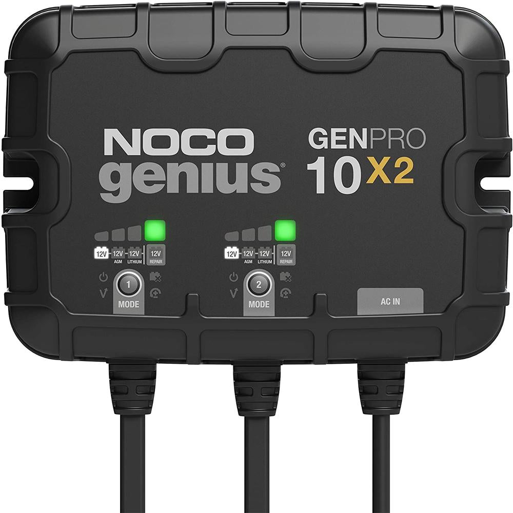 NOCO GENPRO10X2 2-Bank 20A Onboard Battery Charger & Maintainer