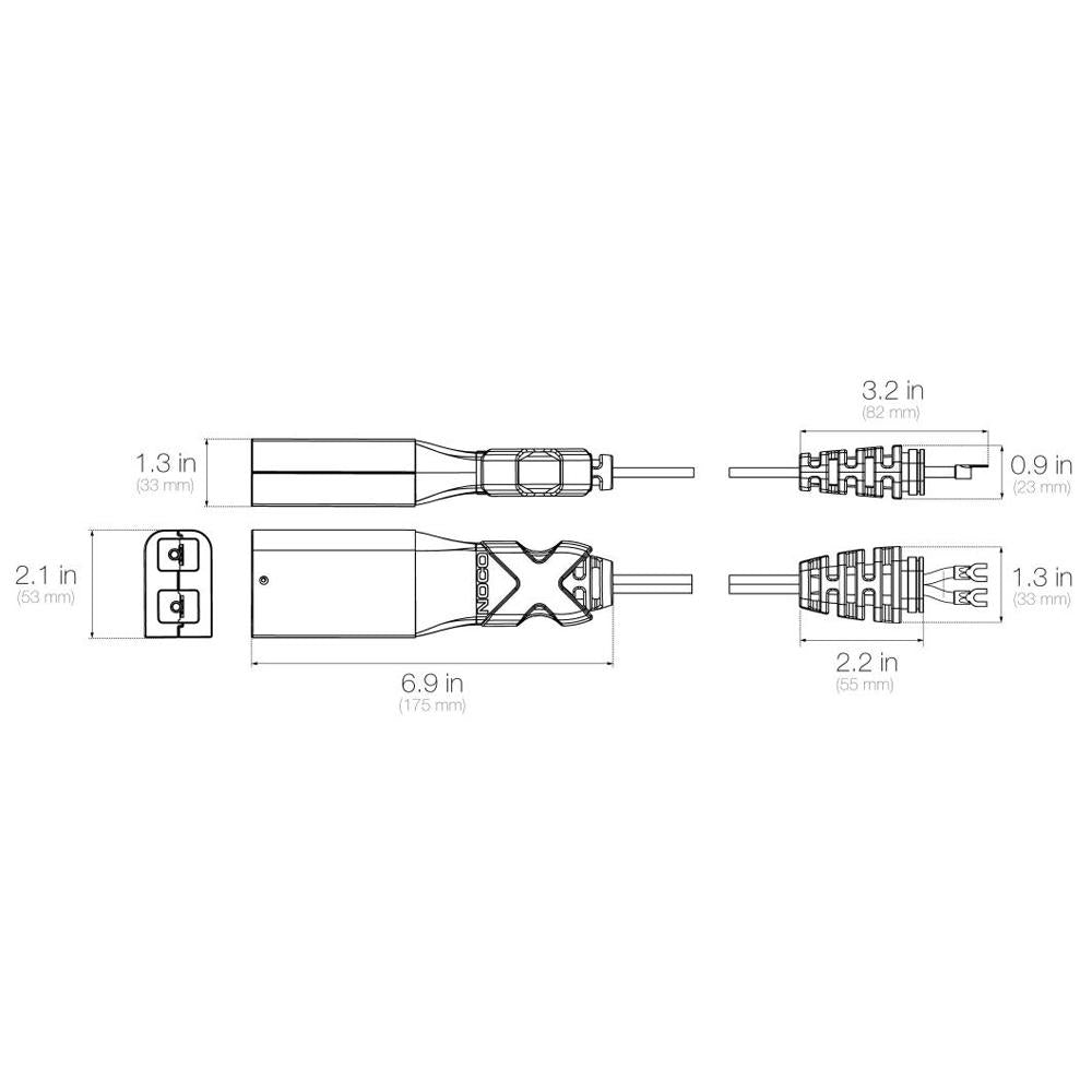 EZ-GO Cable With Powerwise D-Plug for GX 3626 - 76"