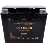 GYZ20H High Performance 12V AGM MC Battery, FA, 20 AH, 320 CCA  M72RGH