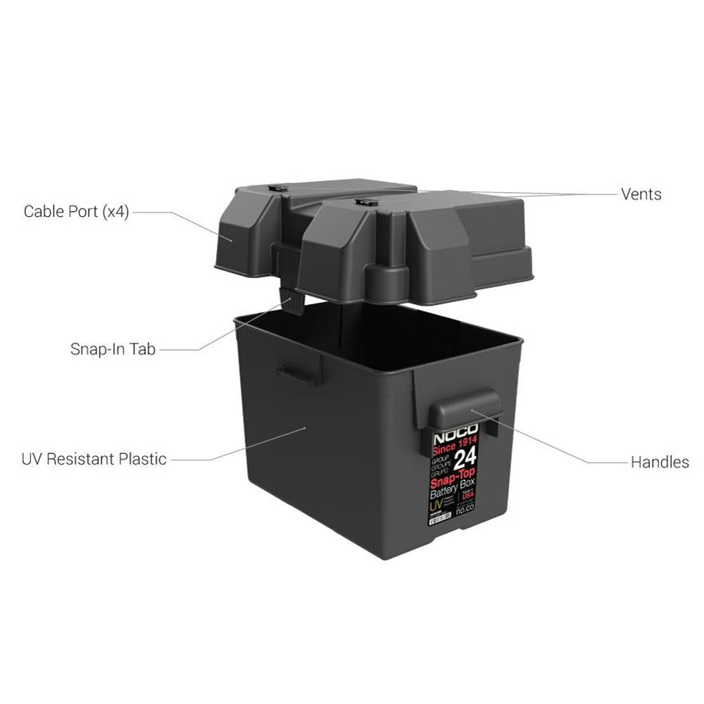 NOCO Group 24 Snap-Top Battery Box