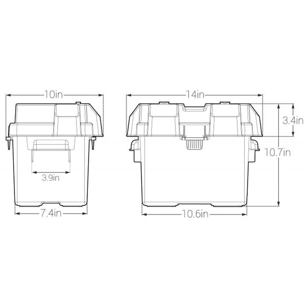 NOCO Group 24 Snap-Top Battery Box