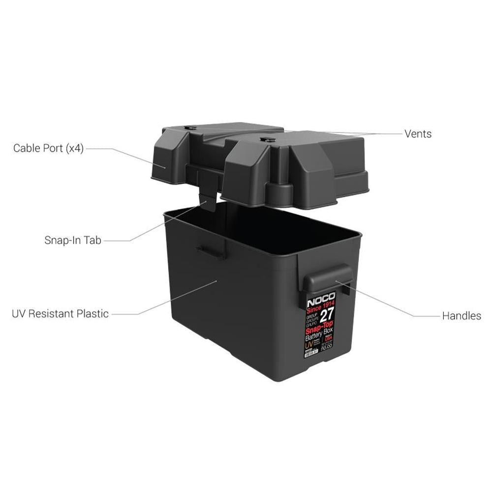 NOCO Group 27 Snap-Top Battery Box