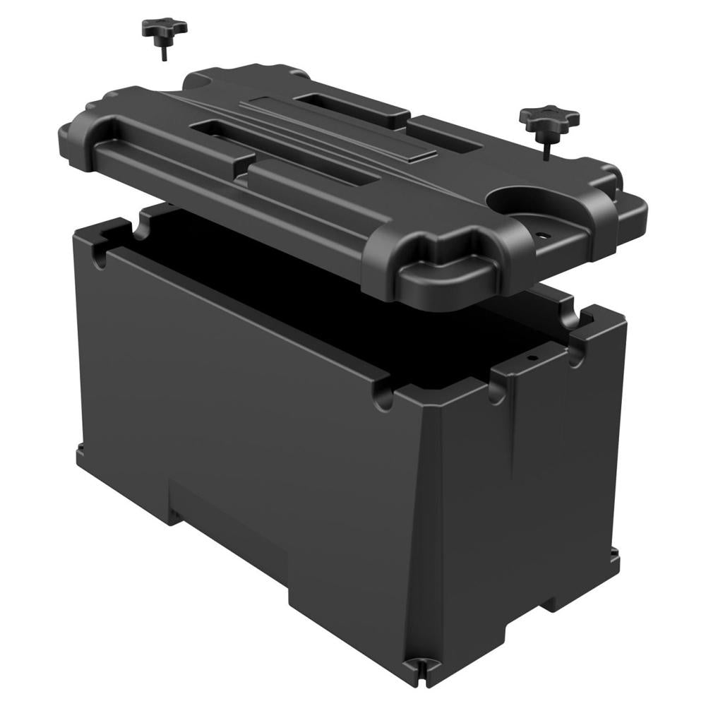 cat battery box 2x 4d fisher ALL-TOP Smart Box, 12V Marine Case w/ 50AMP Connectors, Multi Ports & Circuit Breaker for Trolling Motor, RV & Solar Panel, Battery Not Included : Cell Phones & Accessories chapter 183 Group Size 4D Battery, 12V