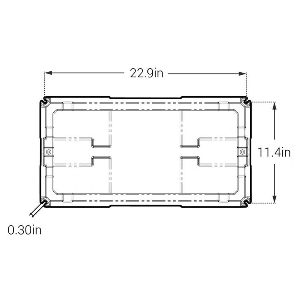 4D Commercial Grade Battery Box