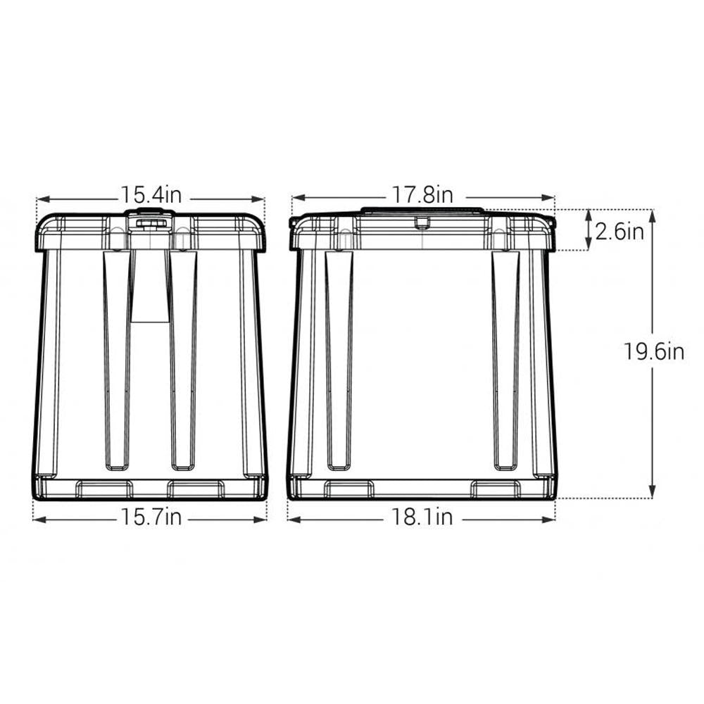 Dual L16 Commercial Grade Battery Box