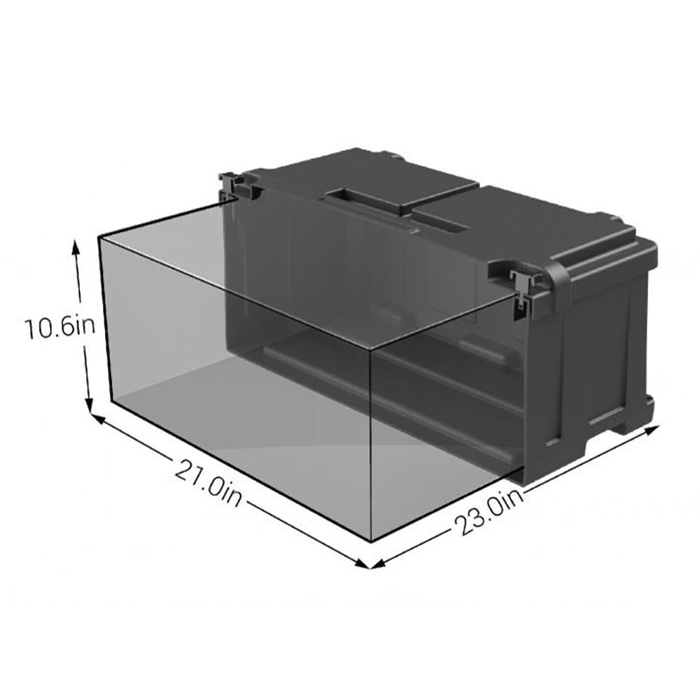 Dual 8D Commercial Grade Battery Box