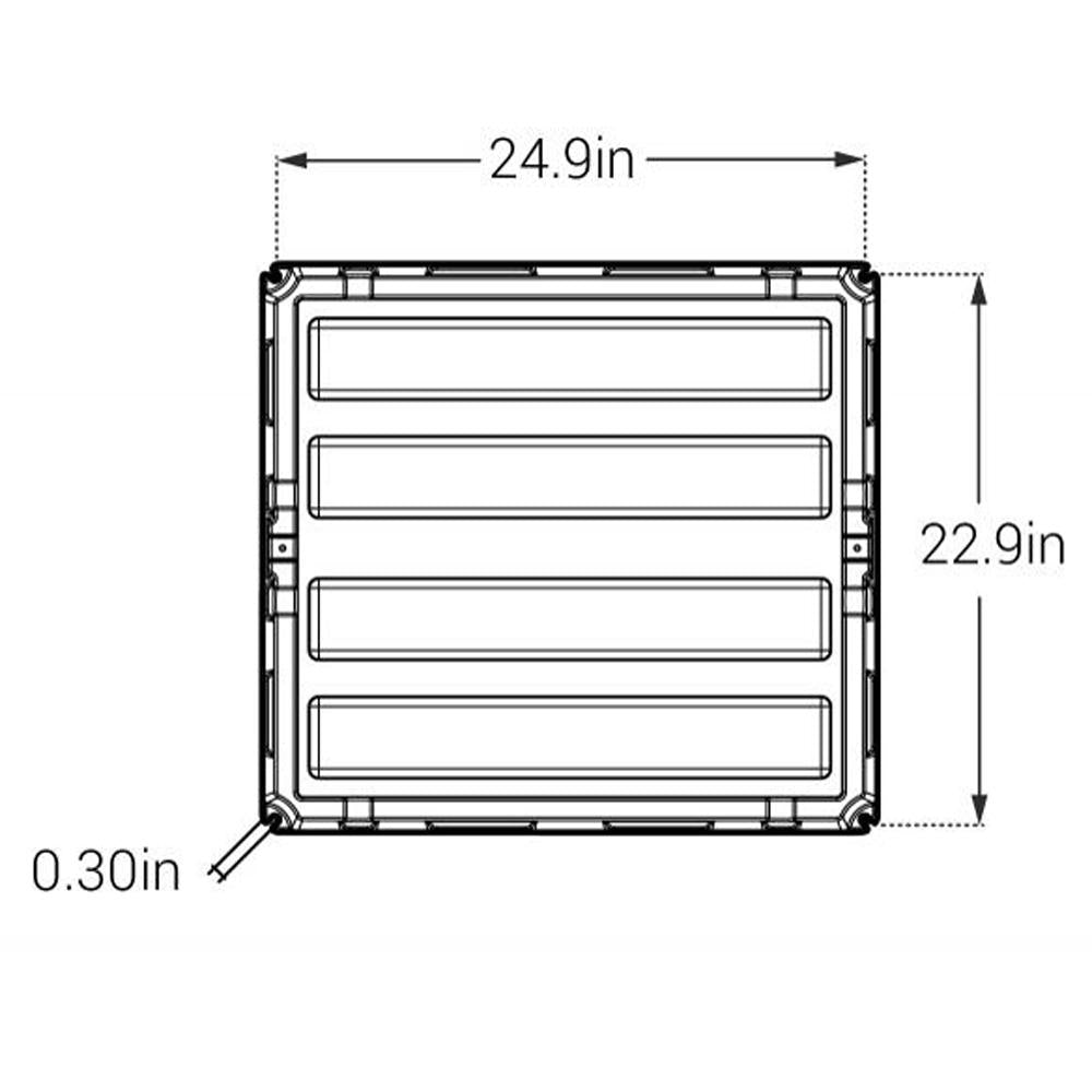 Dual 8D Commercial Grade Battery Box