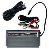 JAC0724-C - Schauer 24V, 7A Fully Automatic Electronic Charger/Maintainer - 115VAC - Battery Clips