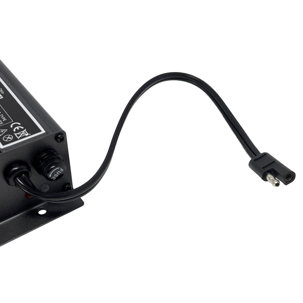 JAC1212-C - Schauer 12V, 12A Fully Automatic Electronic Charger/Maintainer - 115VAC - Battery Clips