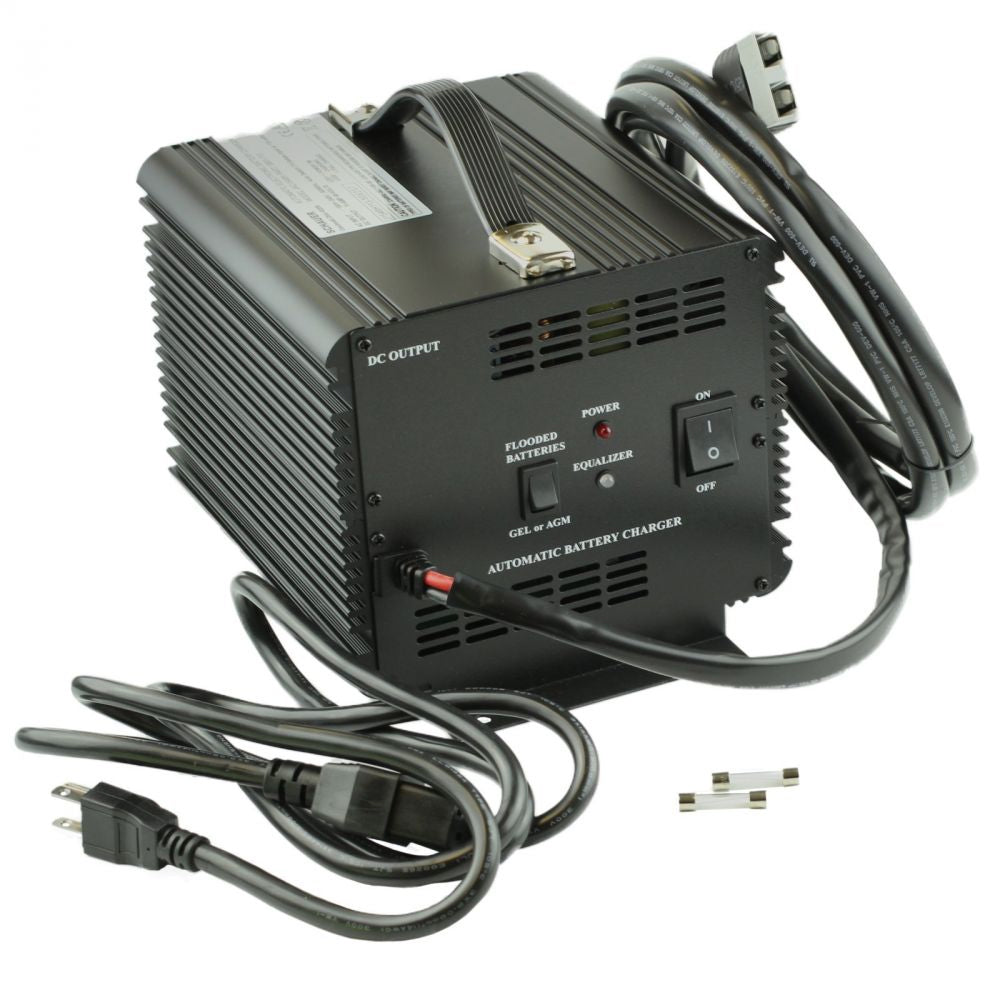 JAC2036H - Schauer 36V, 20A Fully Automatic Electronic Golf Cart Charger/Maintainer - Auto-Sensing 120/240VAC - Includes Choice of Golf Cart Plug or Other DC Connector