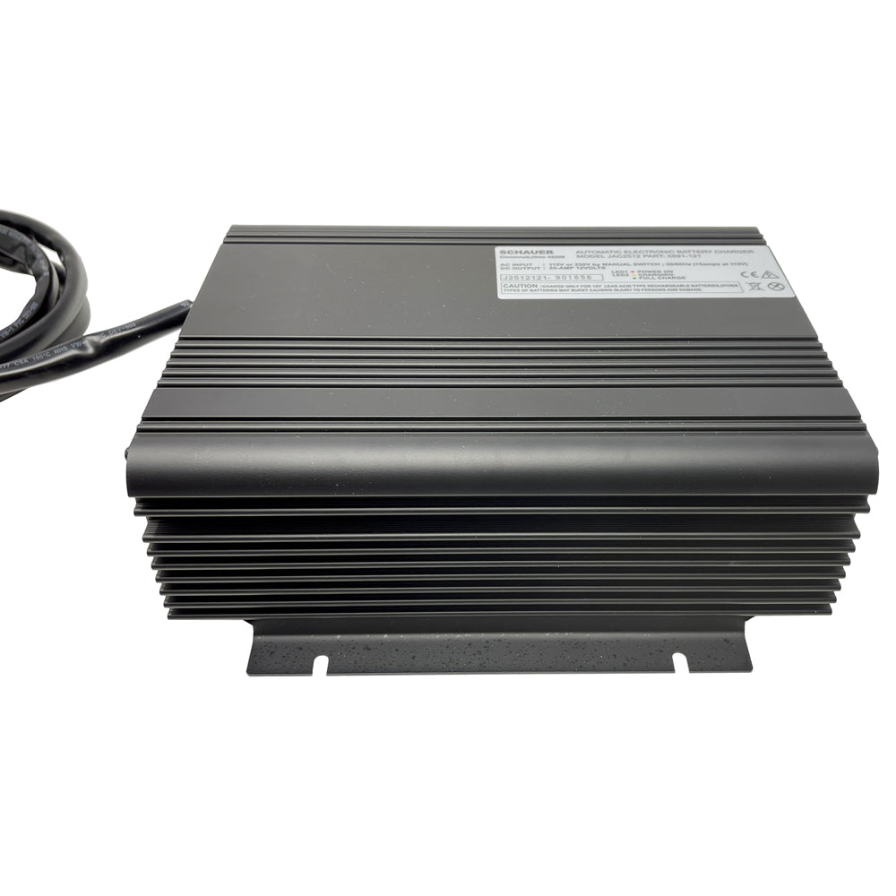 JAC2512-PS - Schauer 12V, 25A Power Supply & Intelligent Electronic Charger with Float/Maintenance Mode - Includes Choice of DC Connector