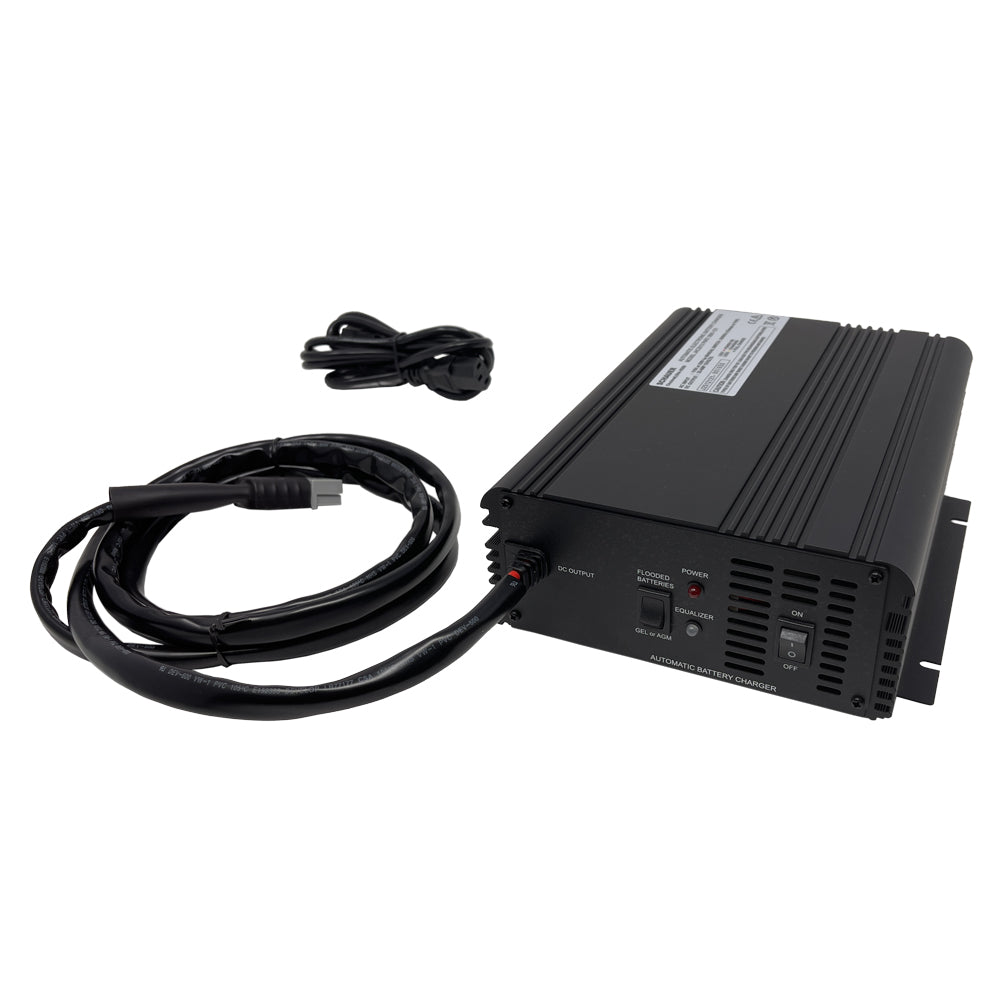 JAC2512 - Schauer 12V, 25A Fully Automatic Electronic Charger/Maintainer - 120/240VAC Input - Includes Choice of DC Connector