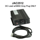 JAC2512 - Schauer 12V, 25A Fully Automatic Electronic Charger/Maintainer - 120/240VAC Input - Includes Choice of DC Connector