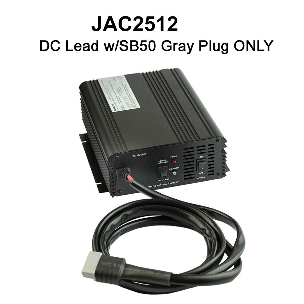 JAC2512 - Schauer 12V, 25A Fully Automatic Electronic Charger/Maintainer - Auto-Sensing 120/240VAC - Includes Choice of DC Connector